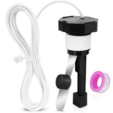 Sejaede Upgraded GLX-FLO-RP Pool Flow Switch Assembly Compatible with Hayward Goldline Aqua Rite Salt Chlorine Generator System, Flow Sensor with 15ft Cable (Metal Probe)