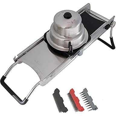 DE BUYER La Mandoline Ultra 2.0 Deluxe Slicer, Grey