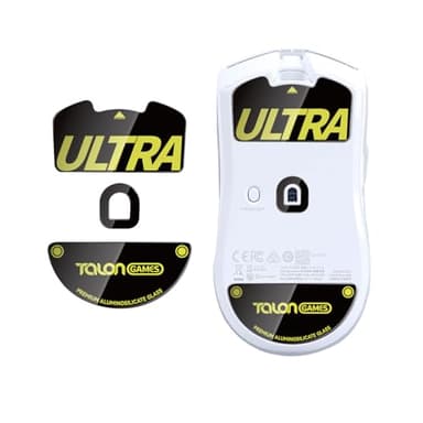 TALONGAMES Curved Edges Ultra Strong Glass Mouse Feet Skates Compatible with Razer Viper V3 Pro Gaming Mouse Feet Replacement,Super Smooth Glide Fast and Durable Sole