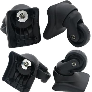 Zoofen Replacement Luggage Wheel Repair Suitcase Bag Parts Spinner Wheels Casters for Travel Customs Box W044 (A Set 4PCS)