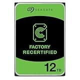 Seagate (Recertified) 12TB IronWolf NAS SATA Hard Drive 6Gb/s 256MB Cache 3.5-Inch Internal Hard Drive for NAS Servers, Personal Cloud Storage (ST12000VN0007)