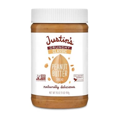 Justins Peanut Butter Classic Crnch, 16 oz