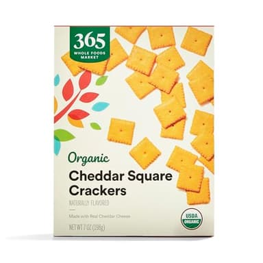365 by Whole Foods Market Organic Cheddar Squares, 7 OZ