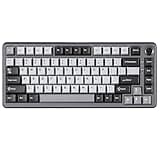 YUNZII RT75 Rapid Trigger Gaming Keyboard,Hall Effect Magnetic Switch,Adjustable Actuation Esports,75% TKL Layout with Knob,RGB Backlit, PBT Keycaps for Mac/Win(Black, Outemu Switch)