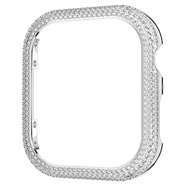 Swarovski Sparkling Case Compatible with Apple Watch®, Silver Tone