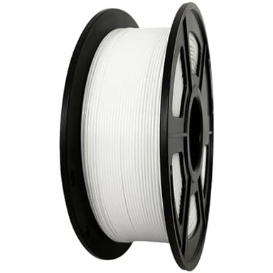 Food Safe 1.75mm White PETG Filament, Strong PETG 3D Printer Filament for 60-500mm/s High Speed FDM 3D Printers,1KG/2.2lbs