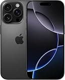 Apple iPhone 16 Pro, US Version, 1TB, Black Titanium - Unlocked (Renewed Premium)