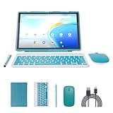 10 inch Tablet with Keyboard 2 in 1 Tablet Android 14 Tablets Include Case Mouse Stylus 6000mAh battery 8GB+64GB Support 1024GB Expandable 10.1" Tableta, 2MP+8MP Dual Camera WiFi-6 Bluetooth Tab PC