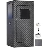 TOREAD Portable Steam Sauna Box for Home, Personal Sauna Tent with 2.6L 1000W Steamer, Remote Control, 9 Adjustable Steam Levels, Compact & Easy Storage, Ideal for Relaxation