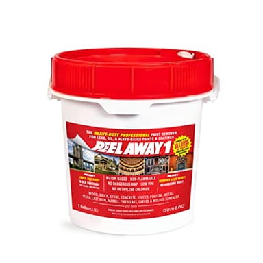 Peel Away 1 Paint Remover - HEAVY DUTY - Removes 30 Layers of Lead, Oil, & Alkyd-Based Paints & Coatings - The Older the Paint the Better - Complete Paint Removal System Under the Lid - 1 Gallon