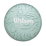 WILSON Shoreline Soft Gen Green Volleyball - Official Size, Light Blue