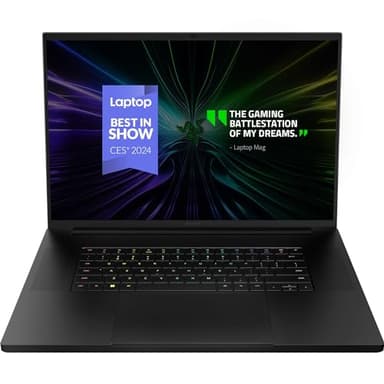 Razer Blade 18 Gaming Laptop: NVIDIA GeForce RTX 4090 - Intel Core i9 14900HX 14th Gen CPU - 18” QHD+ 300 Hz Mini LED Display - 32GB RAM - 2TB SSD - Thunderbolt 5 - Chroma RGB - Snap Tap