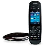 Logitech Harmony Remote with Customizable Touch Screen and Closed Cabinet RF Control - Black (Renewed)