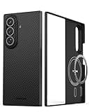 Thinborne Compatible with Samsung Galaxy Z Fold 7 Case, [600D Aramid Fiber] [Magnetic] [Ultra Thin] [Minimalist Style] [Carbon Fiber Textures]