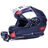 SHOEI GTAIR2 Customize Motorcycle Helmet Chin Mount Kits for GoPro and Insta360 Etc. Action Camera with Adhesive Pads and J Hook Mount