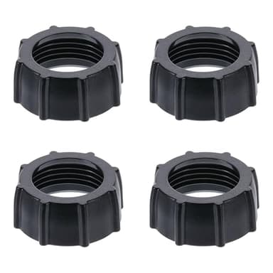 4 PCS Car Phone Mount Replacement Parts, Tightening Nut for Replacement Car Mount Screw-On 17mm Tightening Nut Ball Fixed Adapter Head Bracket Holder Ring for DVR Camcorder Wireless Charger