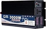 3000W 4000W 5000W Pure Sine Car Inverter Power Voltage Converter DC 12V/24V/48V/60V/72V to 110V / 220V 230V AC Pure Sine Wave Inverter Transformer Converter for Camping RV (Color : 72Vto110V, Size :