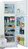 SMETA Propane Refrigerator 110V/Gas Fridge Up Freezer 9.4 Cu.Ft RV Propane Fridge Large Storage for Off Grid Garage Ready Refrigerator Apartment Size, White