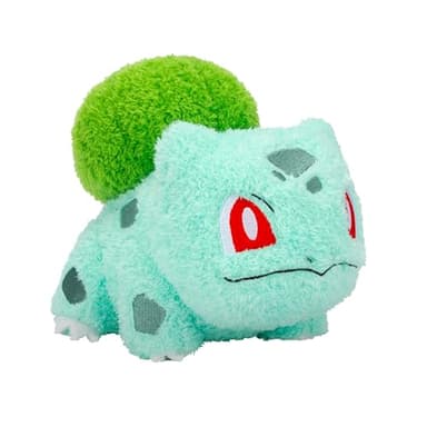 Pokemon Cuddly Bulbasaur Plush - 8-Inch Soft Shaggy Plush with Authentic Details