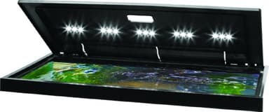 Tetra LED Aquarium Hood 24 in x 12 in, Low-Profile Fish Tank Cover with Hidden Lighting