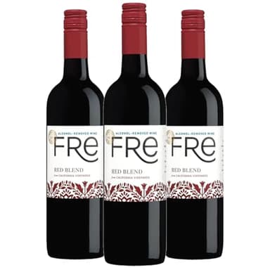 Sutter Home Fre Premium Red Blend Non-alcoholic Wine (3 Bottles)