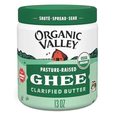 Organic Ghee, Clarified Butter, 13 oz