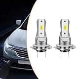 Slykew Pack-2 Car LED Fog Light Bulbs, H7 Automotive Lighting Lights, Super Bright Led Bulbs Replacements, Universal for Most Cars, Trucks and SUVs (White)