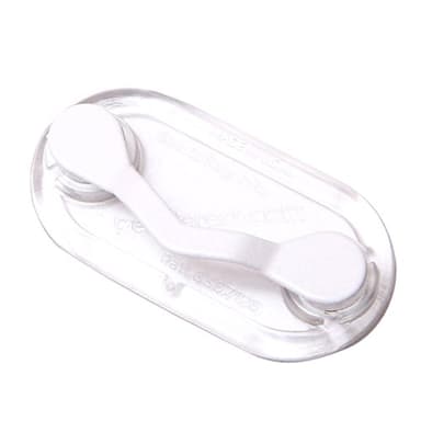 Readerest Magnetic Eyeglass Holder, ID Badge Holder, Made in USA, White