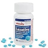 Timely - Max Lax Laxatives - 90 Maximum Strength Tablets - 25mg Sennosides Laxative - Compare to Ex-Lax Maximum Strength - Occasional Constipation Relief, Best Laxatives for Constipation Fast Acting
