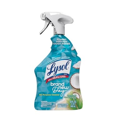 Lysol All Purpose Cleaner Spray, Multi-Purpose Disinfecting Spray, Kitchen & Bathroom Cleaner, Coconut & Sea Minerals Scent, 32 Fl Oz