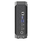 MINISFORUM Neptune HX99G Mini PC AMD Ryzen 9 6900HX Desktop Computer, 64GB DDR5 RAM 1TB SSD, AMD Radeon RX 6600M Discrete Graphics Small PC, 2X HDMI & 2X USB4 Quad Outputs, 5X USB3.2 Port (Renewed)