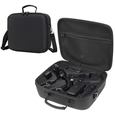 PONYRC RS 3 Mini Case, Waterproof Storage Shoulder Bag Travel Carrying Case for DJI RS 3 Mini/Creator Combo, 3-Axis Gimbal Lightweight Stabilizer Accessories