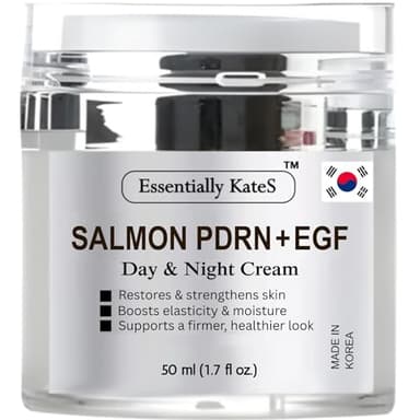 Essentially KateS Salmon PDRN + EGF Day & Night Cream 50 ml - Promte skin regeneration and elasticity, cell renewal and maintains skin structure. - Korean Skincare