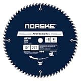 Norske Tools NCSBP216 10 inch 72T Metal Cutting Saw Blade For Steel Roofing, Metal Siding, Steel Pipe, Steel Studs & More 5/8 inch Bore