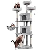 Yaheetech Large Cat Tree 76inch, Multilevel Cat Tower with Perches Condos Scratching Posts for Indoor Cats