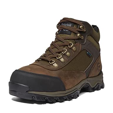 Timberland PRO Men's Keele Ridge Steel Safety Toe Waterproof Industrial Hiker Work Boot, Brown-2024 New, 11 W
