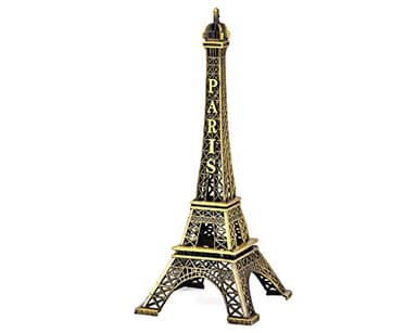 DS. DISTINCTIVE STYLE Eiffel Tower Model Eiffel Tower Metallic Statue Eiffel Tower Figurine for Souvenirs, Bronze (6inch)