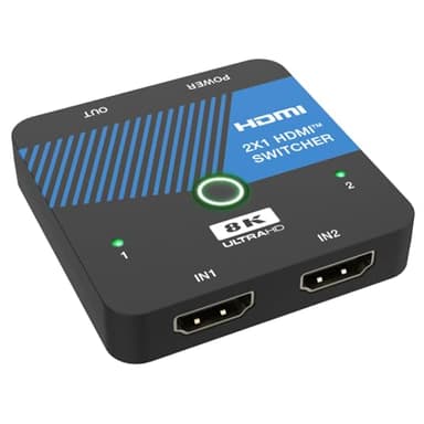 iArkPower 8K HDMI Switch 2 in 1 Out 4K@120Hz HDMI Switcher Support HDR10+, Dolby Vision, VRR, ALLM