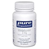 Pure Encapsulations Melatonin 3 mg - Antioxidant Supplement to Support Natural Sleeping & Relief of Occasional Sleeplessness - for Natural Sleep Support* - 180 Capsules