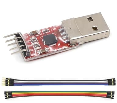 WWZMDiB Mini USB 2.0 to TTL Converter Serial Adapter 3.3V 5V Compatible with CP2102 Chip UART Programming