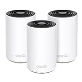TP-Link Deco AXE4900 Tri-Band WiFi 6E Mesh WiFi System (Deco XE70 Pro) 2.5G WAN/LAN Ports 4.9 Gbps Wi-Fi 7,200 Sq. Ft Coverage Connect up to 200 Devices New 6 GHz Band 3-Pack 2024 Release