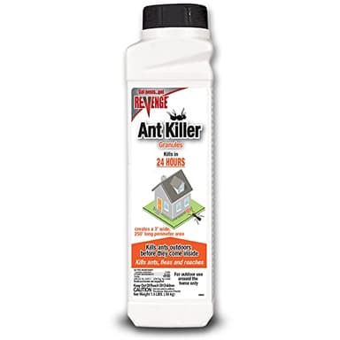 REVENGE Ant Killer Granules, 1.5 lb. Ready-to-Use Fast Acting Perimeter Treatment for Home Kills Ants, Fleas & Roaches