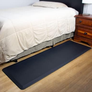 Fall Protection Mat for Elderly - Cushion Safety Mat Reduces Impact - Anti-Slip Fall Mats for Elderly - Bedside Floor Mats-24''x70''x3/4''