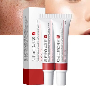 YP 2 PCS Crema Para Manchas Oscuras En La Cara Reducción de Manchas & Unificación de Tono - Tratamiento con Vitamina C y Extracto de Regaliz - 20g/0.71 Fl Oz