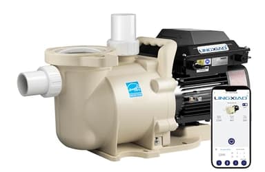 LINGXIAO Smart Variable Speed Pool Pump 2 HP, 115/208-230V, In/Above Pool Pump With Smart Life APP Control, Energy Star Certificate, High Flow & Self Priming - (2025 New Upgrade)