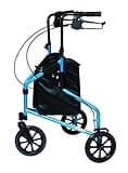 Lumex 3 Wheel Cruiser - Lightweight & Narrow Three Wheel Walkers for Seniors & Tight Spaces