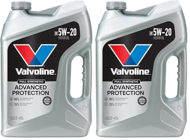 Valvoline Advanced Full Synthetic SAE 5W-20 Motor Oil 5 QT (Pack of 2)