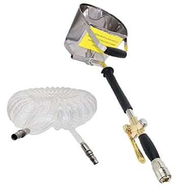YOUHO Stucco Sprayer Wall Plaster Sprayer Cement Mortar Spray Gun Hopper Tool，with Compressor Connection kit 4 Jet Pneumatic