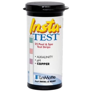Lamotte Insta-Test Copper, pH, and Alkalinity Test Strips, 3001-G