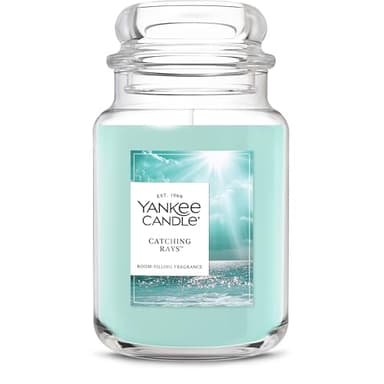 Yankee Candle Catching Rays, Scented Candle, 22oz Large Jar with up to 150 Hour Burn Time, Giftable
